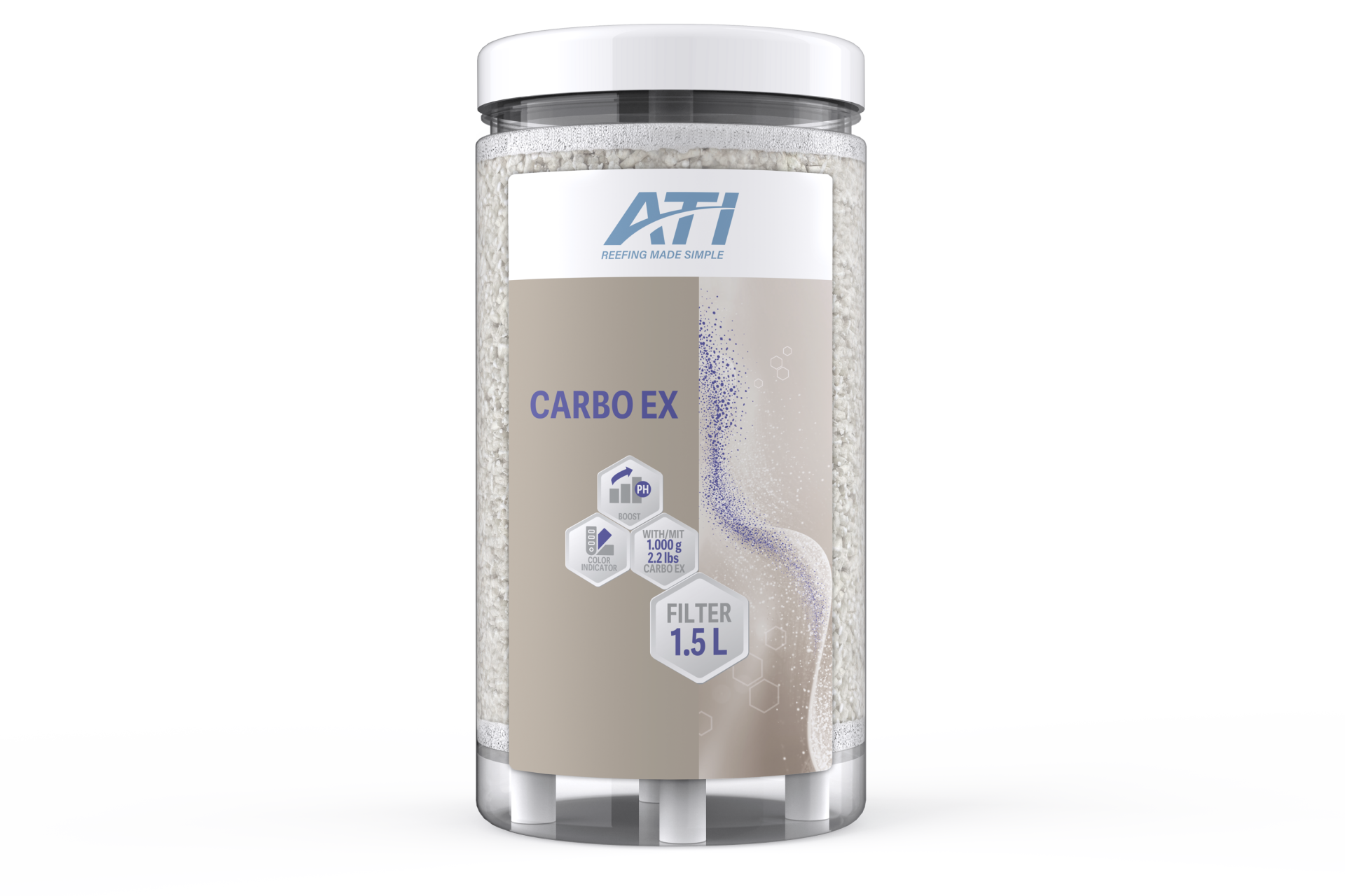 ATI- Carbo Ex Air Filter 1,5 Ltr. incl. 1000 g Granulat