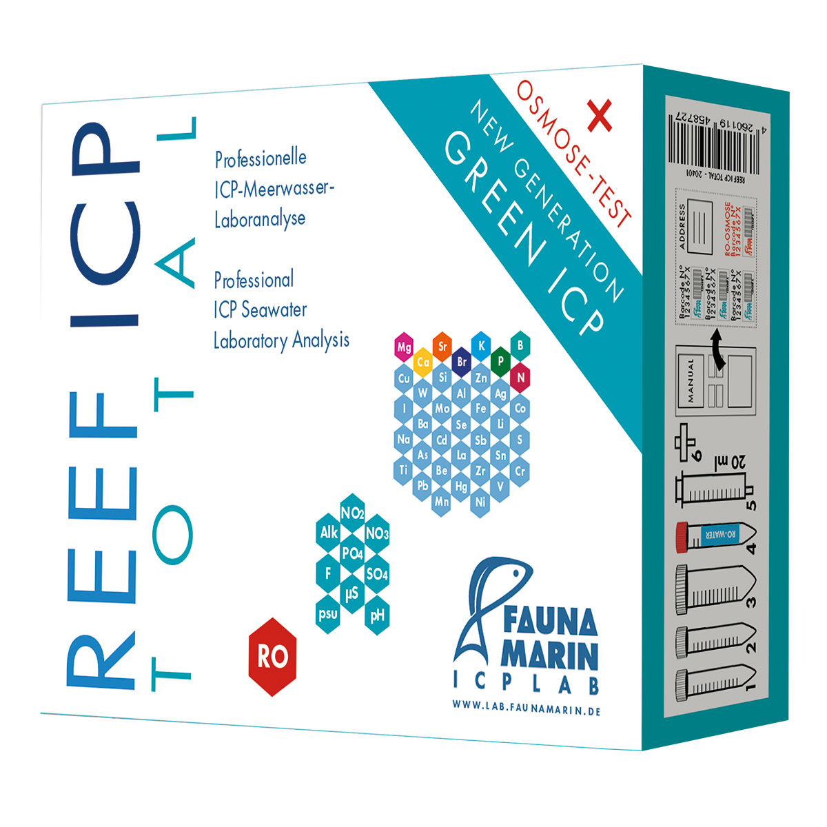 Fauna Marin Reef ICP Test Total