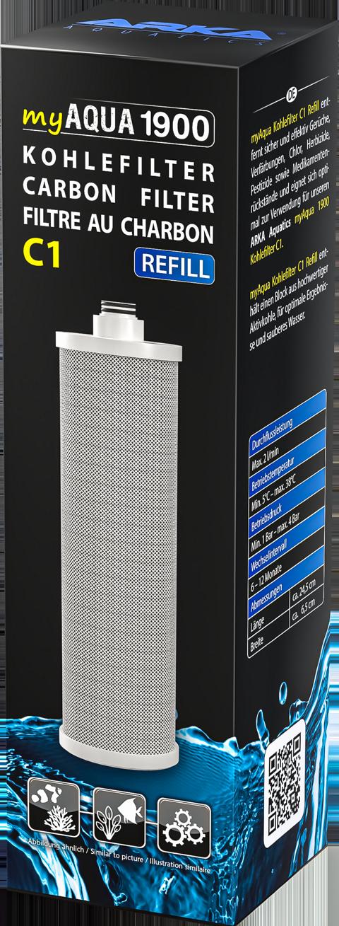 ARKA® myAqua1900 - Kohlefilter C1 REFILL