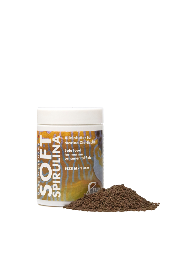 Soft Spirulina L - Granulat-Futter für alle herbivoren Meerwasserfische Soft Spirulina L - Granulat-Futter für alle herbivoren Meerwasserfische