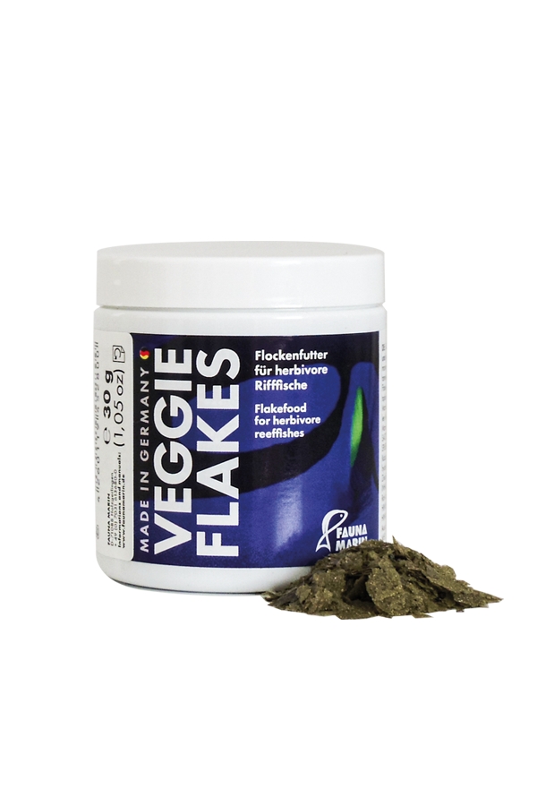 Fauna Marin Veggie Flakes Flockenfutter für herbivore Rifffische 250ml Dose Fauna Marin Veggie Flakes Flockenfutter für herbivore Rifffische 250ml Dose